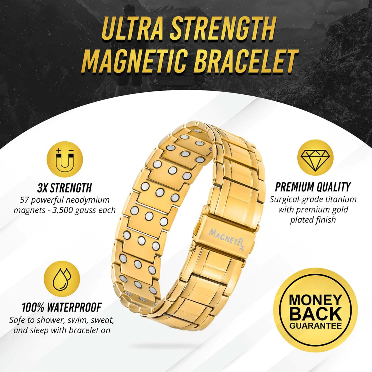 Bio Magnetic Titanium Health Bracelet – Amazheal